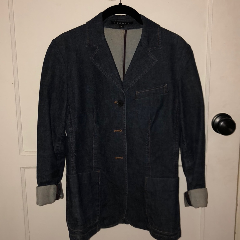 Theory Jean Jacket in a size small